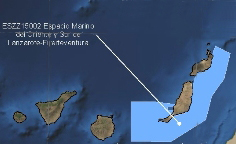Mapa LIC Oriente y Sur de Lanzarote y Fuerteventura (Las Palmas)