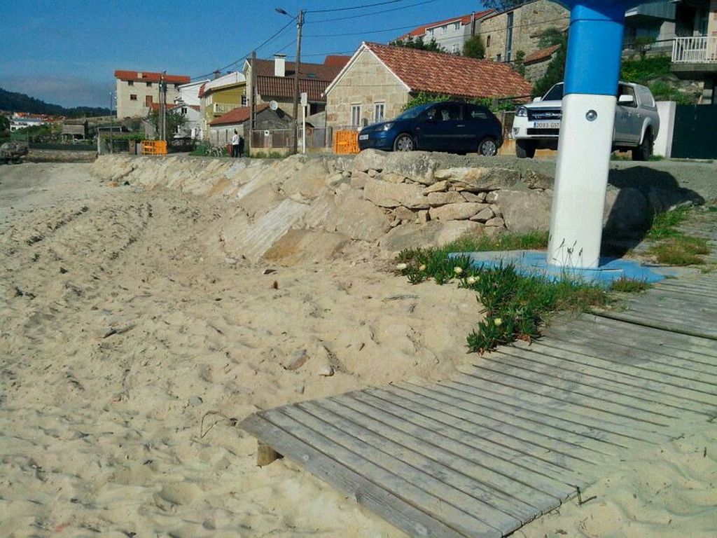 Vilariño. Protección vial de borde