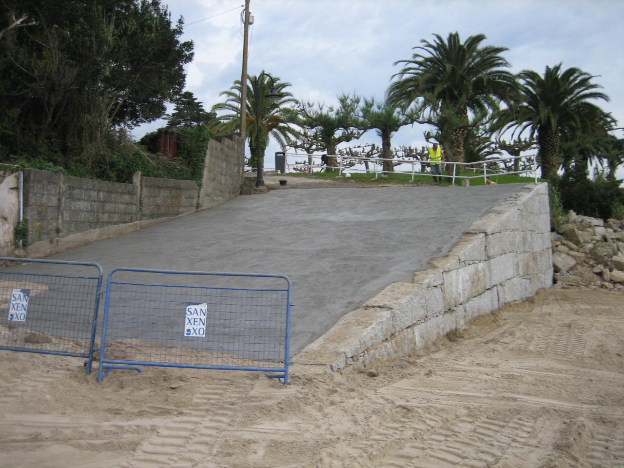 Playa de Panadeira. Rehabilitación acceso a la playa. 