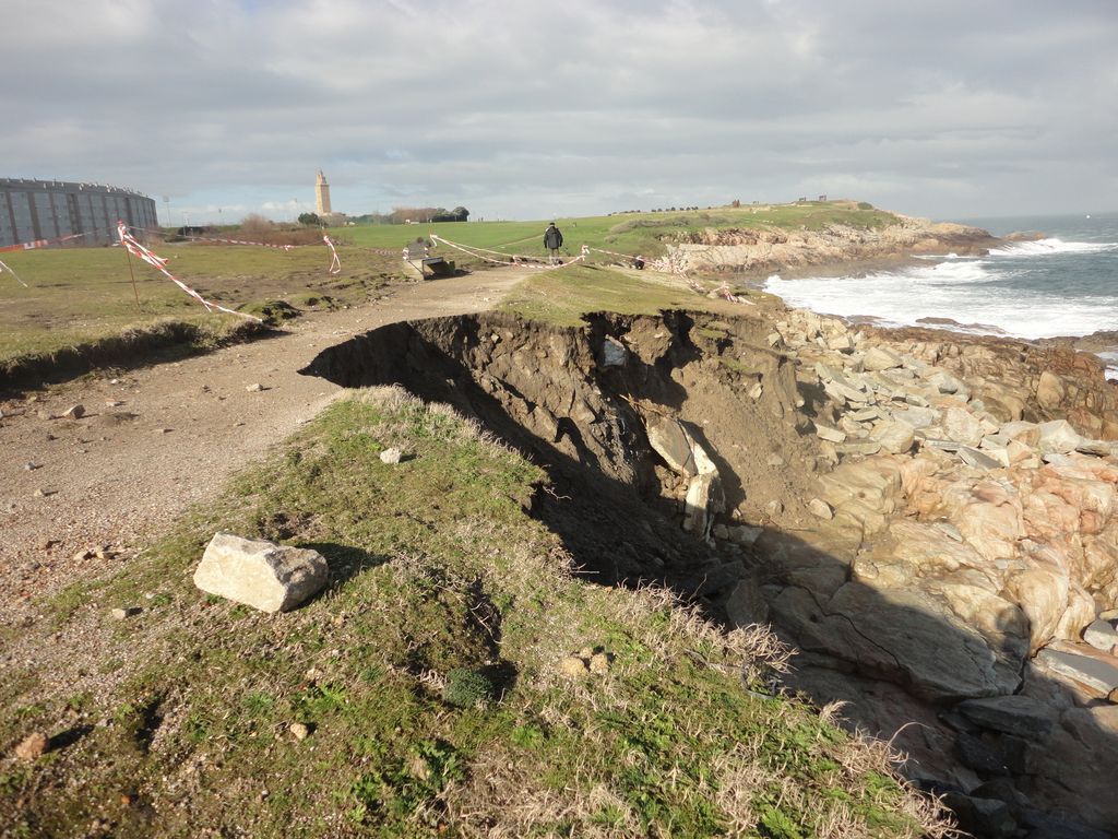 Tramo de costa zona centro (tt.mm. A Coruña y Arteixo). Punta Herminia