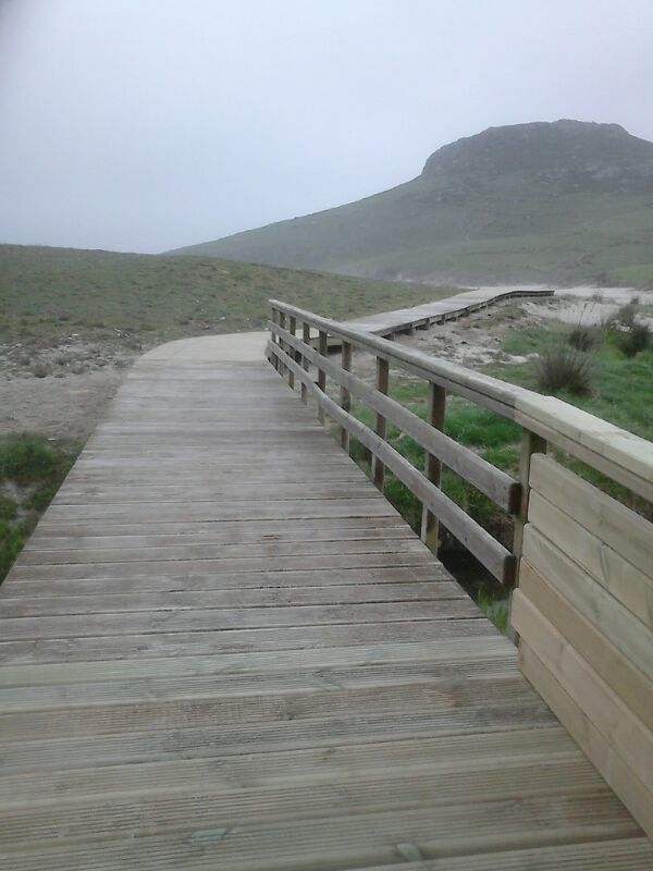 Playa de Soesto. Avería en los accesos