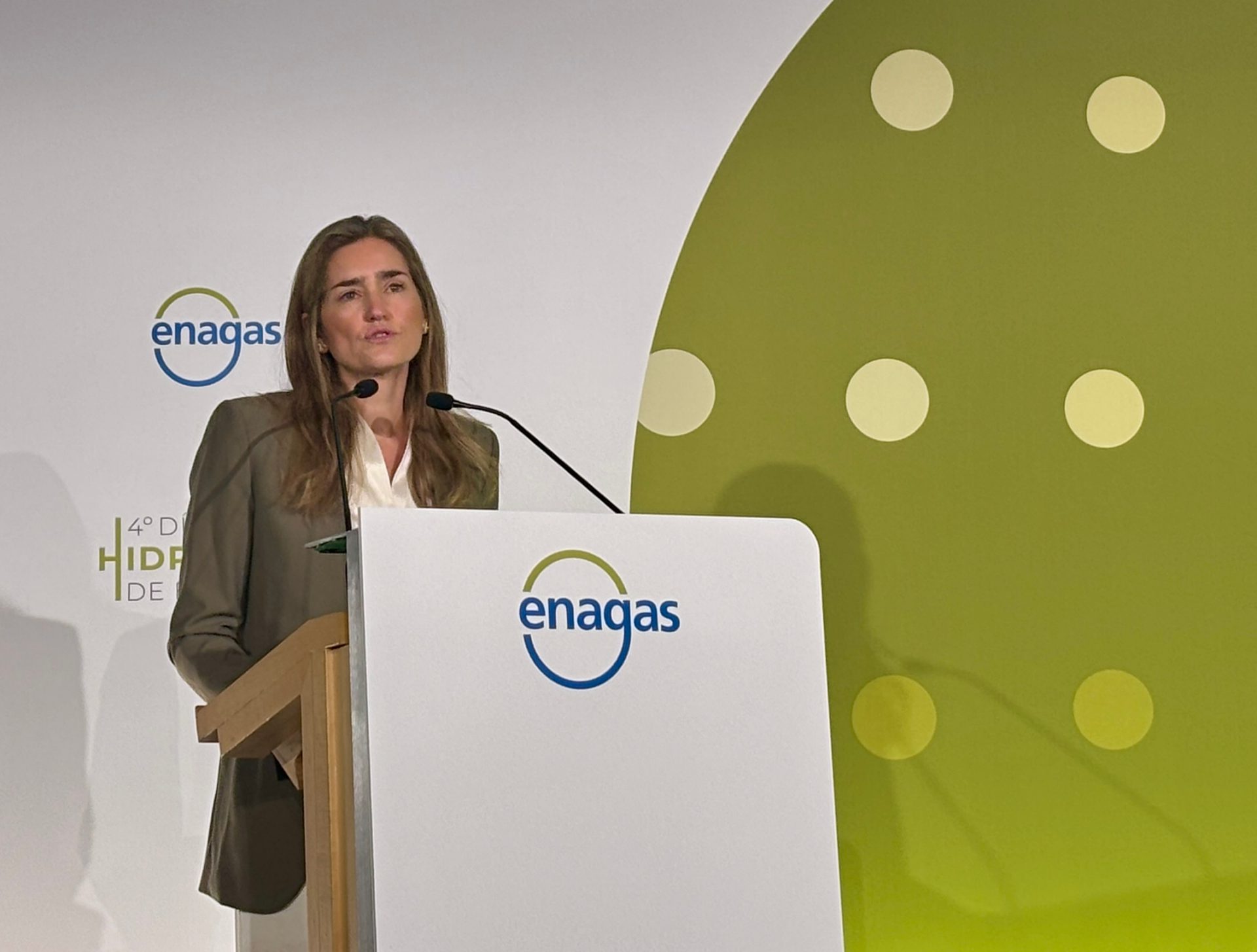 La vicepresidenta Sara_Aagesen en la cuarta edición del Día del Hidrógeno de Enagás.