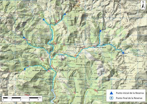 Mapa detalle Alto Pisuerga