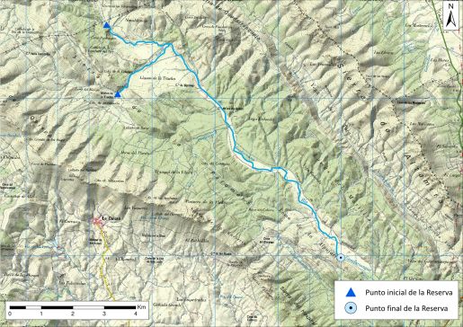 Mapa detalle Guadarranque