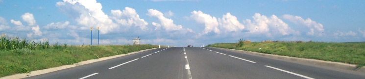 Vista de una carretera vacía