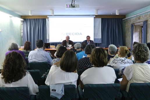 Acto de bienvenida Carlos Vales, director del CEIDA y de Xosé Luís Armesto Barbeito, rector de la Universidade da Coruña