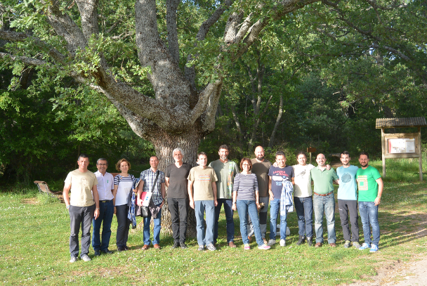 Grupo de participantes en el seminario de Custodia del Territorio