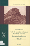 Portada del libro Guia de los sitios naturales de interes nacional: sierra de Guadarrama