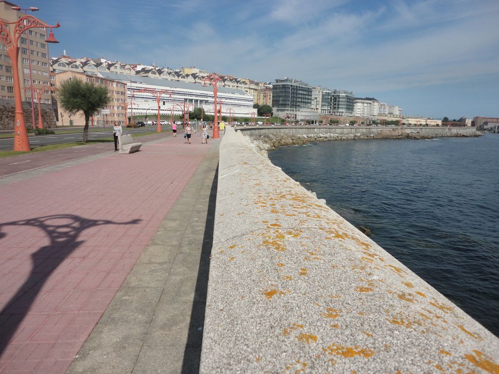 Paseo marítimo y regeneración playas en A Coruña