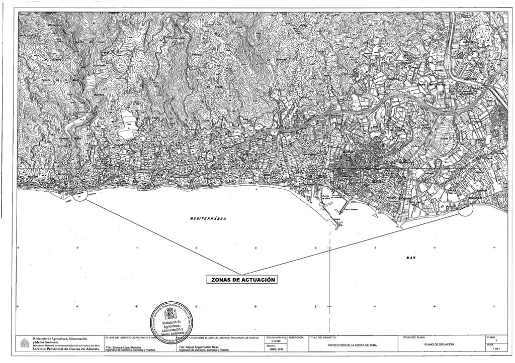 Localización de las obras - plano de situación