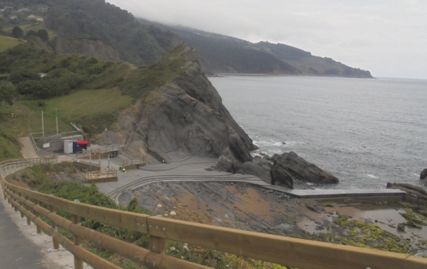 Entorno playa Aritzatzu. Acondicionamiento de acceso a la playa