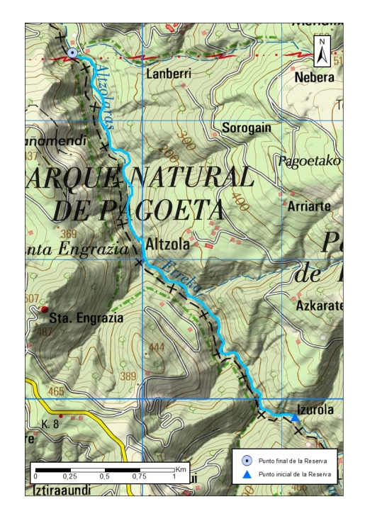 Detalle mapa Altzolaratz