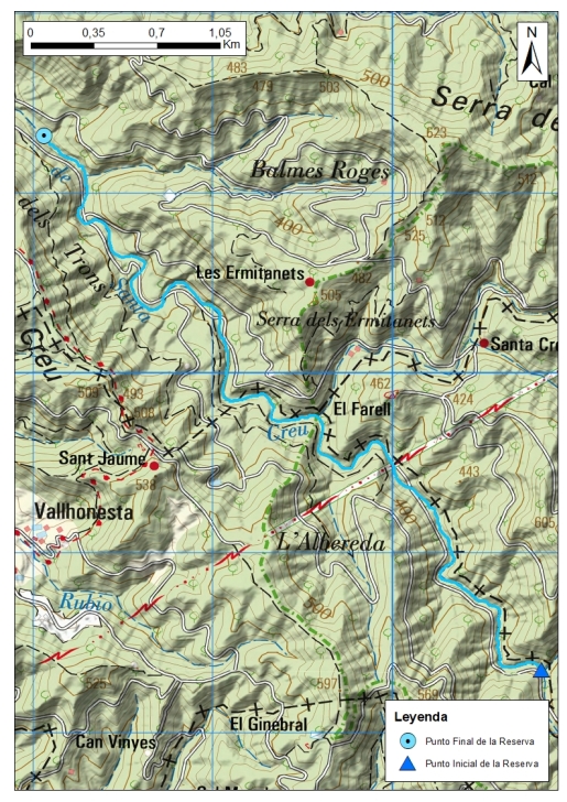 Reserva Natural Fluvial Cabecera de la Riera de Santa Creu 
