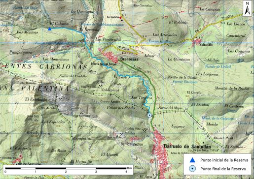 Mapa detalle Alto Rubagón