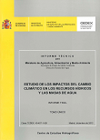 Portada Informe RRHH masas agua CEDEX 2012