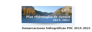 Demarcaciones hidrográficas PHC 2015-2021