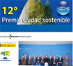 Portada de la web del XII Edición de los Premios Ciudad Sostenible
