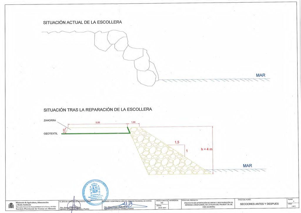 Plano de sección