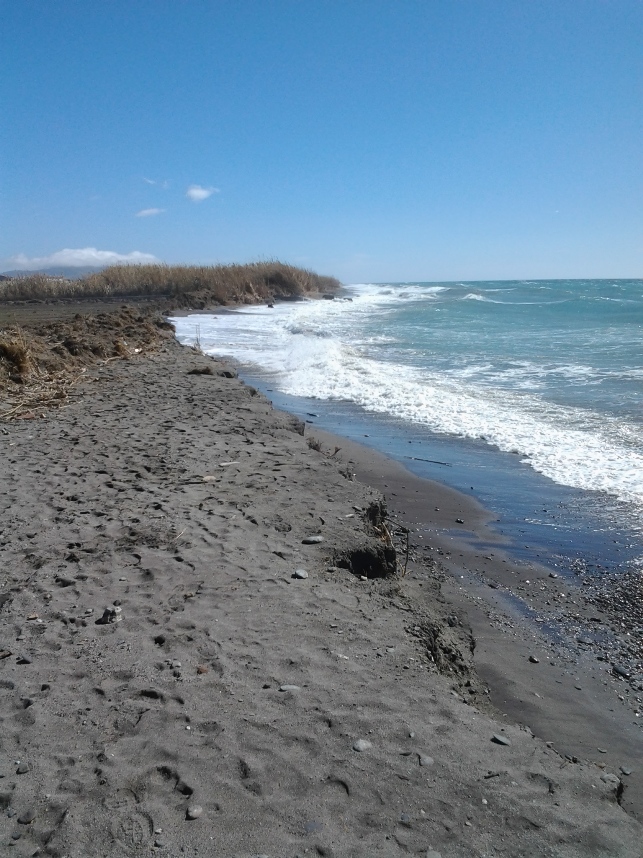 Trasvase de arena en playa Granada y playa La Cagailla, términos municipales de Motril y Salobreña