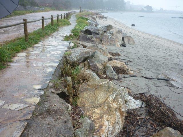Estabilización de talud y construcción de senda en la playa de Armona
