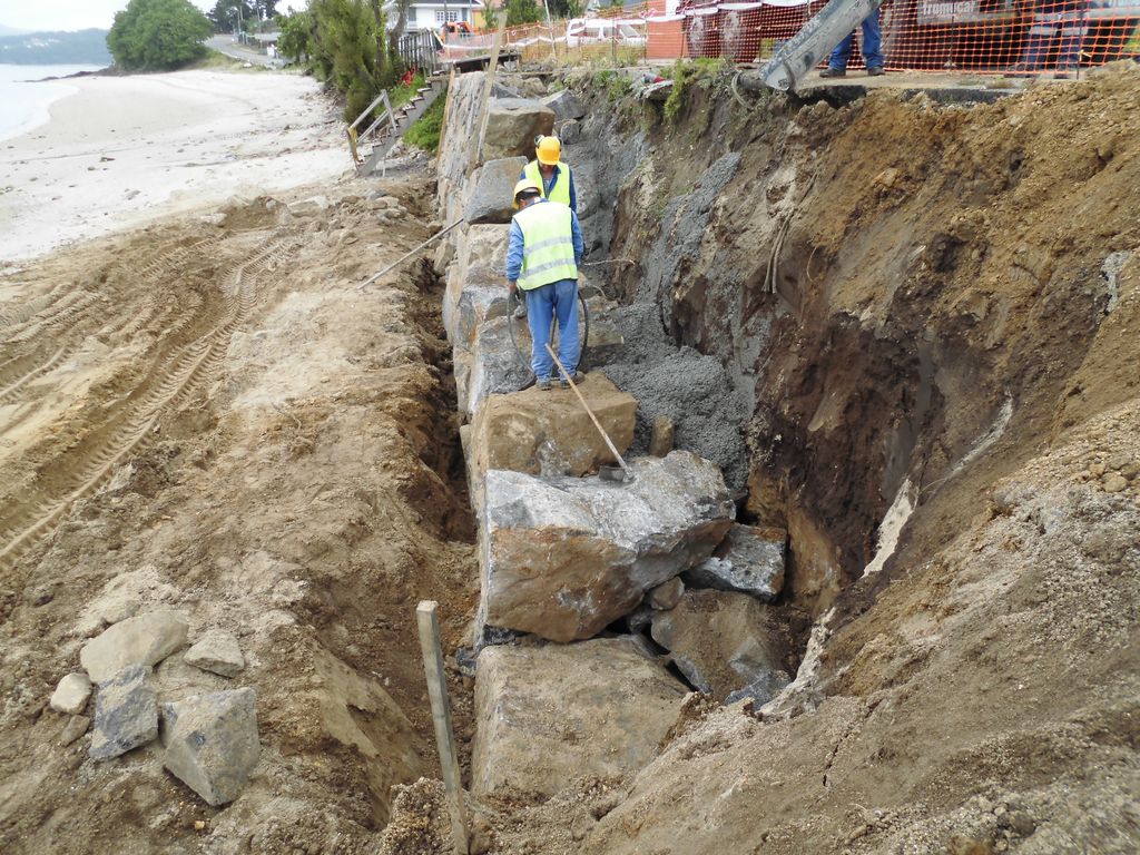 Playa de Boa. Reparación y consolidación de las pasarelas de acceso a la playa