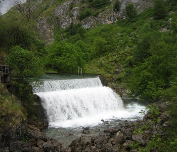 Rio Dobra Cámara de carga Central del Camporriondi