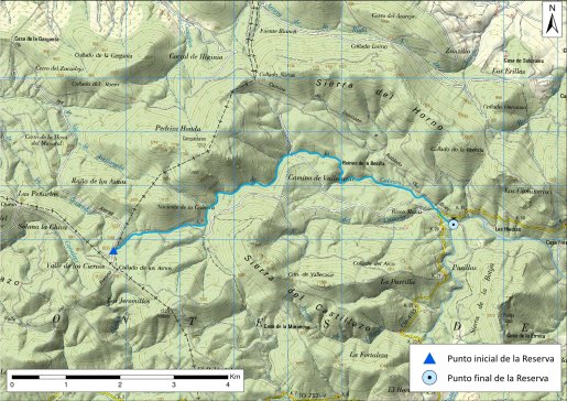 Mapa detalle Arroyo Cabrera