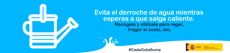 No derroches. #CadaGotaSuma