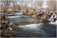 Escala para peces elaborada por la Confederación Hidrográfica del Duero en el Río Negro (Zamora).