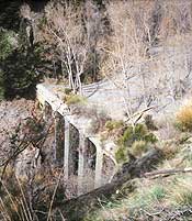 Dique en el río Chico (Granada)