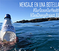 El mensaje en una botella que surca los mares llega al CENEAM