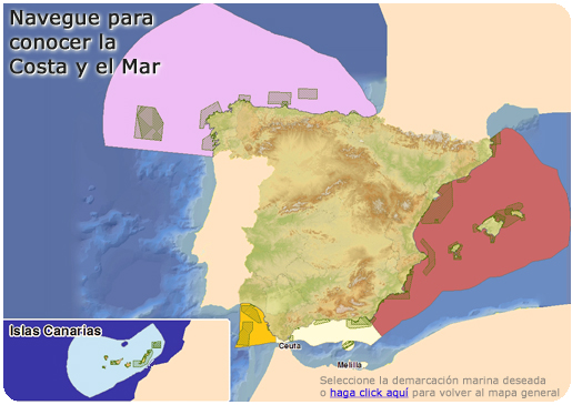 Demarcaciones marinas y espacios marinos