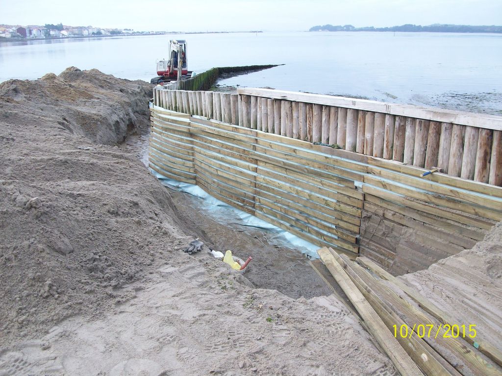 Mantenimiento y conservación 2015. Reparación espigón playa de la Torre