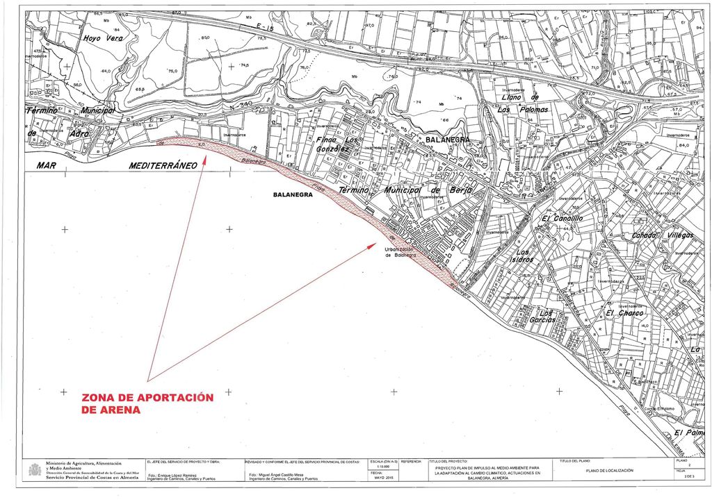 Localización de las obras - plano de detalle