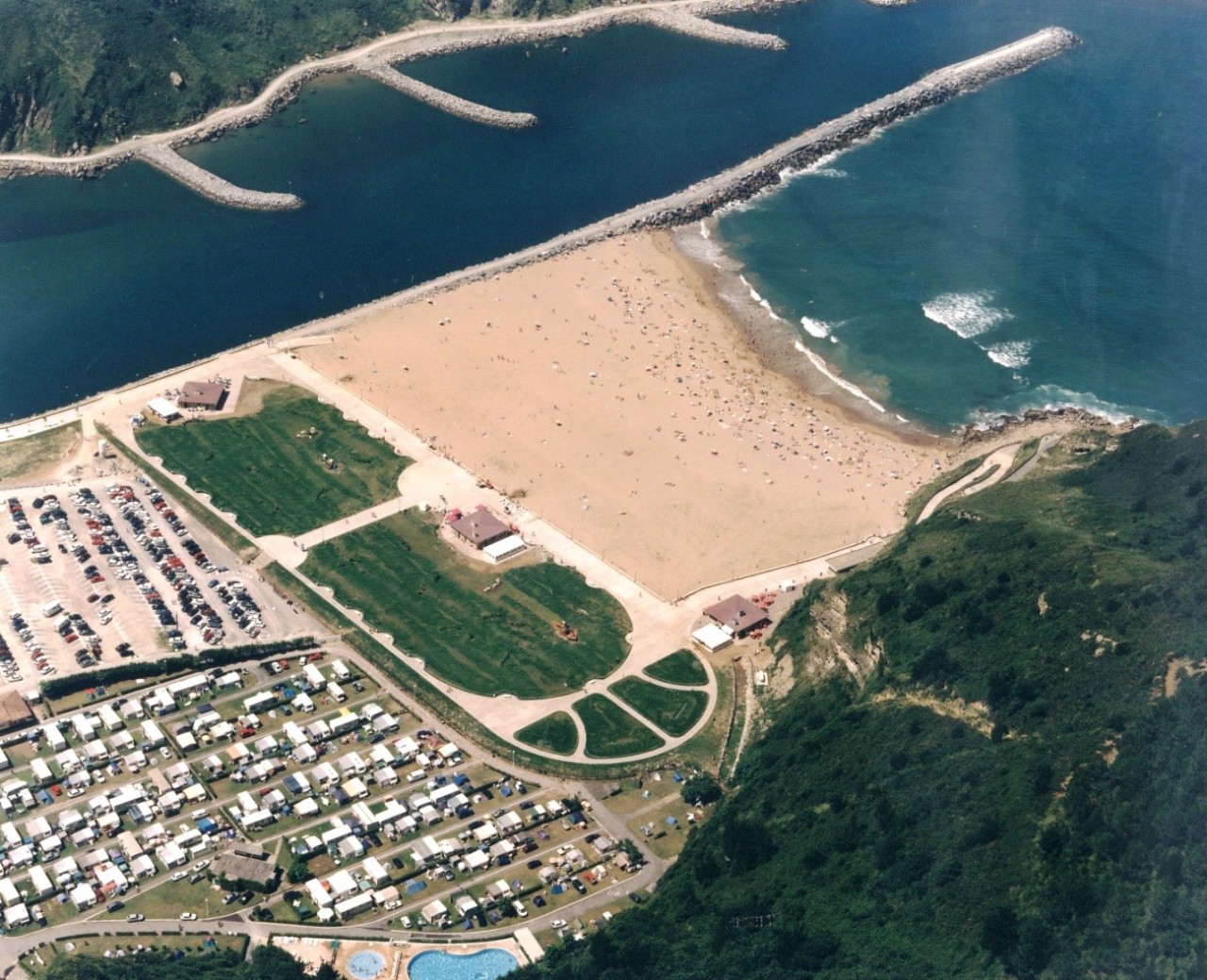 Ejecución de regeneración de la playa y paseo marítimo de Orio (años 1997-1998)