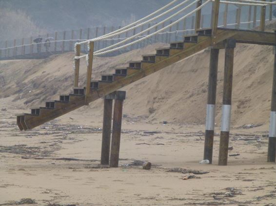 Plan Litoral 2015 Reparación de accesos de la pasarela a la playa de Zarautz