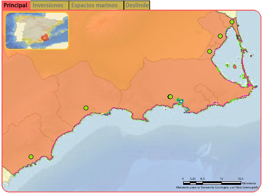 Pinche en las pestañas de la zona superior de la imagen para seleccionar una temática