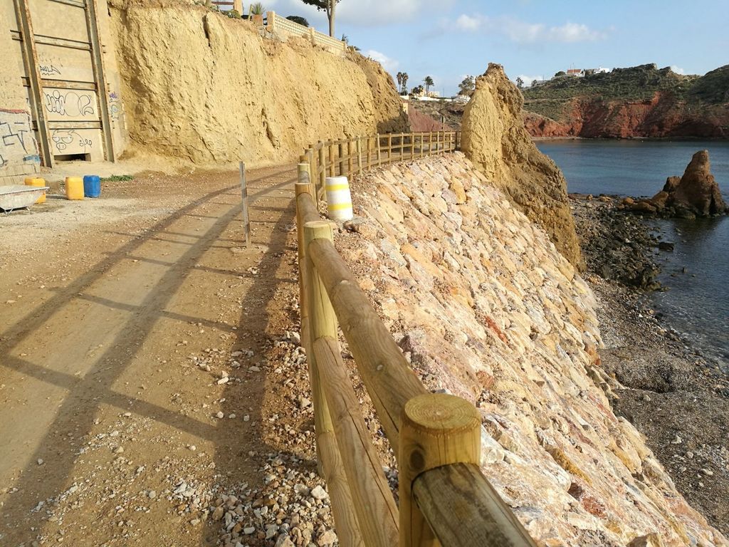 Proyecto de protección de la fachada litoral en playa Piedra Mala