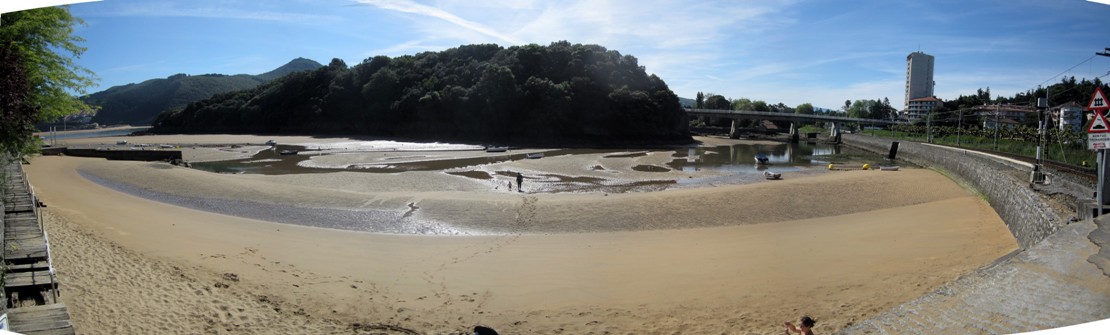 Entorno Playa de Toña. Movimiento de arena