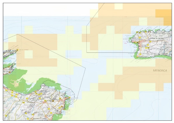 Mapa del litoral balear