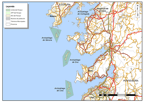 Área de influencia socioeconómica del Parque Nacional Marítimo Terrestre de las Islas Atlánticas de Galicia