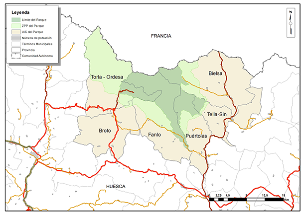 Área de influencia socioeconómica del Parque Nacional de Ordesa y Monte Perdido