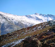 Paisaje montañoso en el Parque Nacional de Sierra Nevada