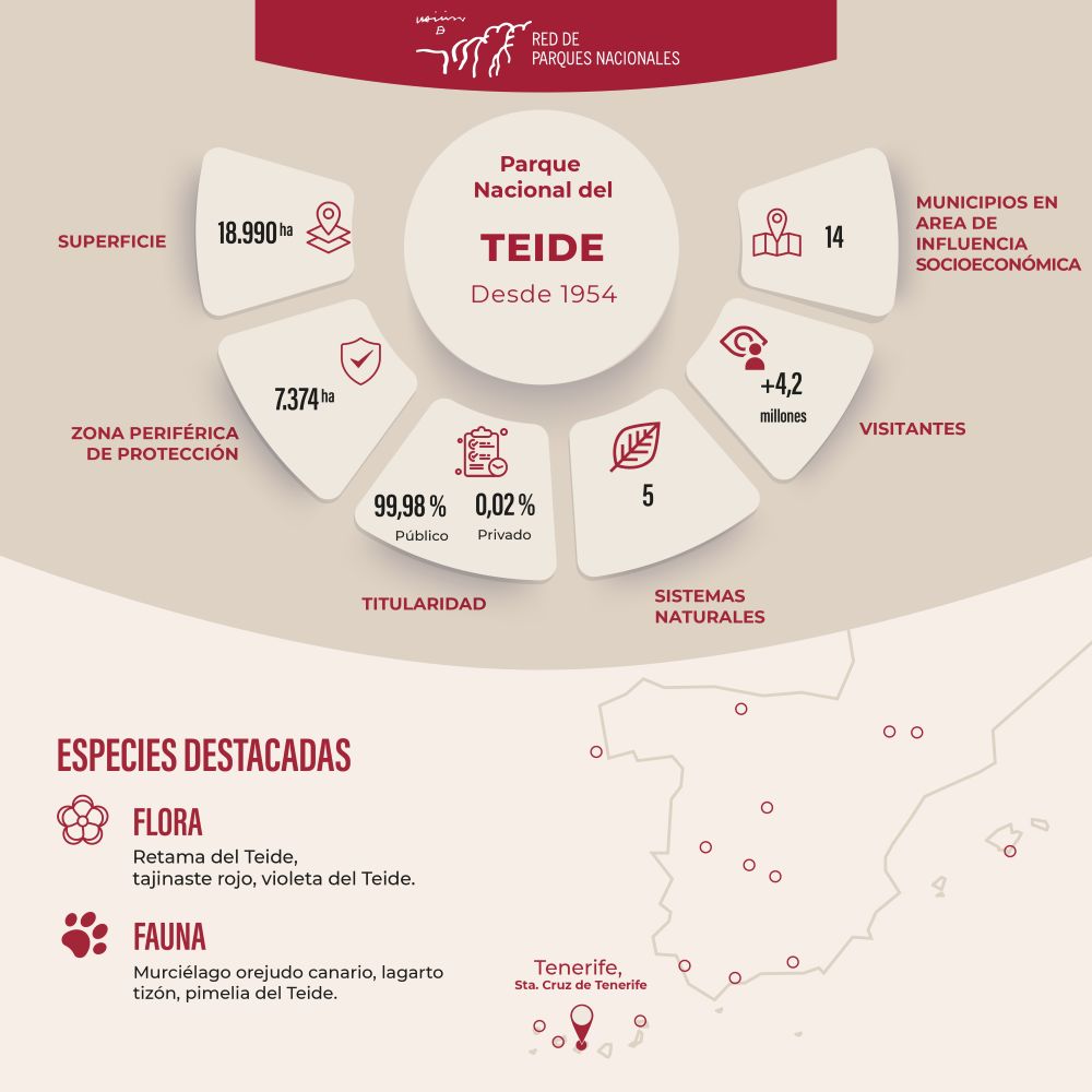Infografía PN Teide