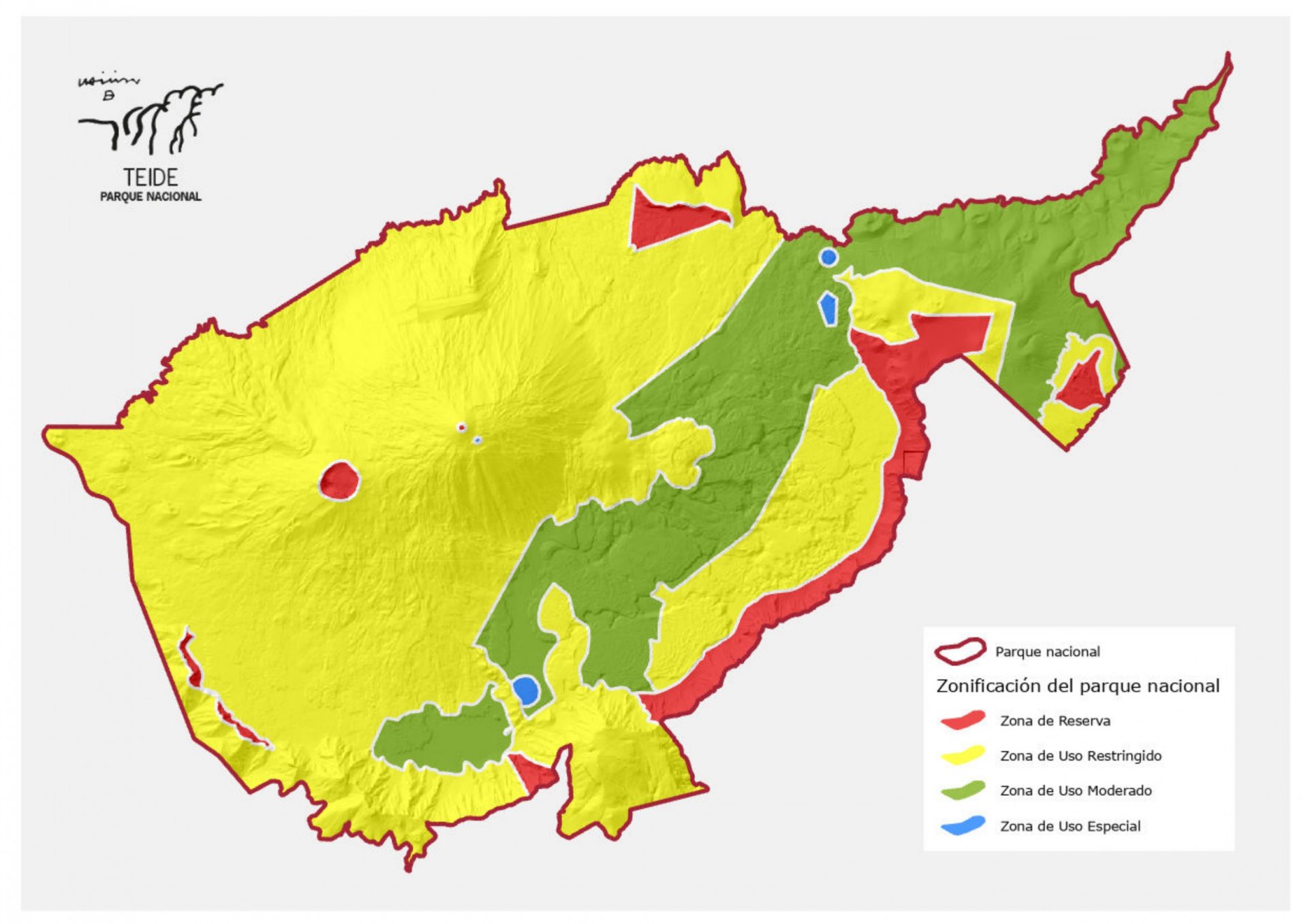 Zonificación del parque