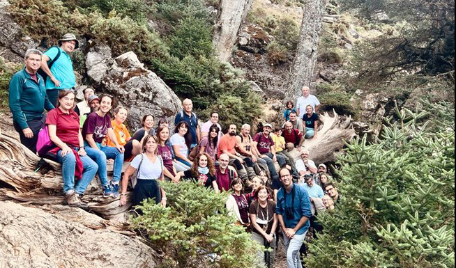 Foto de participantes en las jornadas de investigación de la Red de Parques Nacionales 2022