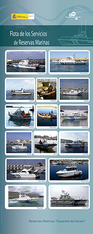 Panel 3. Flota de los servicios de las reservas marinas