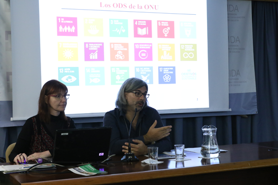 Cumplimiento de los objetivos de desarrollo sostenible de la ONU en las Bibliotecas especializadas de Cataluña y RECIDA, Miguel Navas y Montserrat Grabolosa