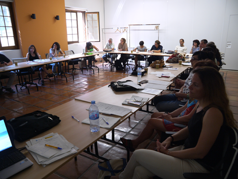 Participantes en el seminario durante la presentación de la CETS en los distintos ámbitos territoriales