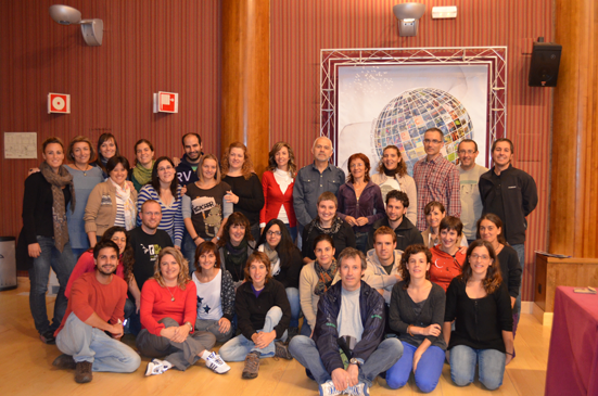 Parte del grupo de participantes en las VI Jornadas de intercambio de experiencias en Hogares Verdes
